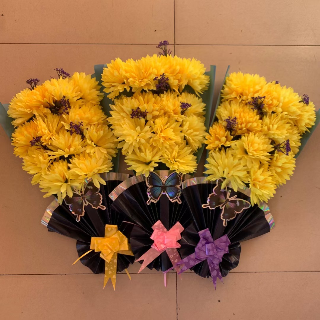 清明手捧花 千顺殡葬祭祀墓碑花 小花圈 花莲 量大从优