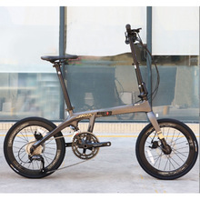 佳沃JAVA折叠自行车ARIA碳纤维折叠车16变速双碟刹单车脚踏车X1