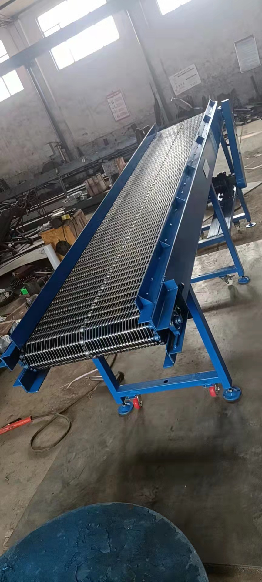 链条片传送带输送机