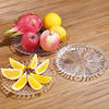 Acrylic plate Fruit plate Fruit plate Fruit dish crystal transparent originality KTV snack Plastic bar Fruit plate