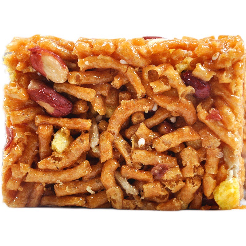 老式脆香酥硬沙琪玛传统网红糕点球赛电视上班零食单个独立包装
