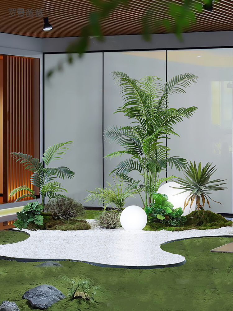 可代发大型绿植造景凤尾葵落地植物室内客厅盆栽装饰景观