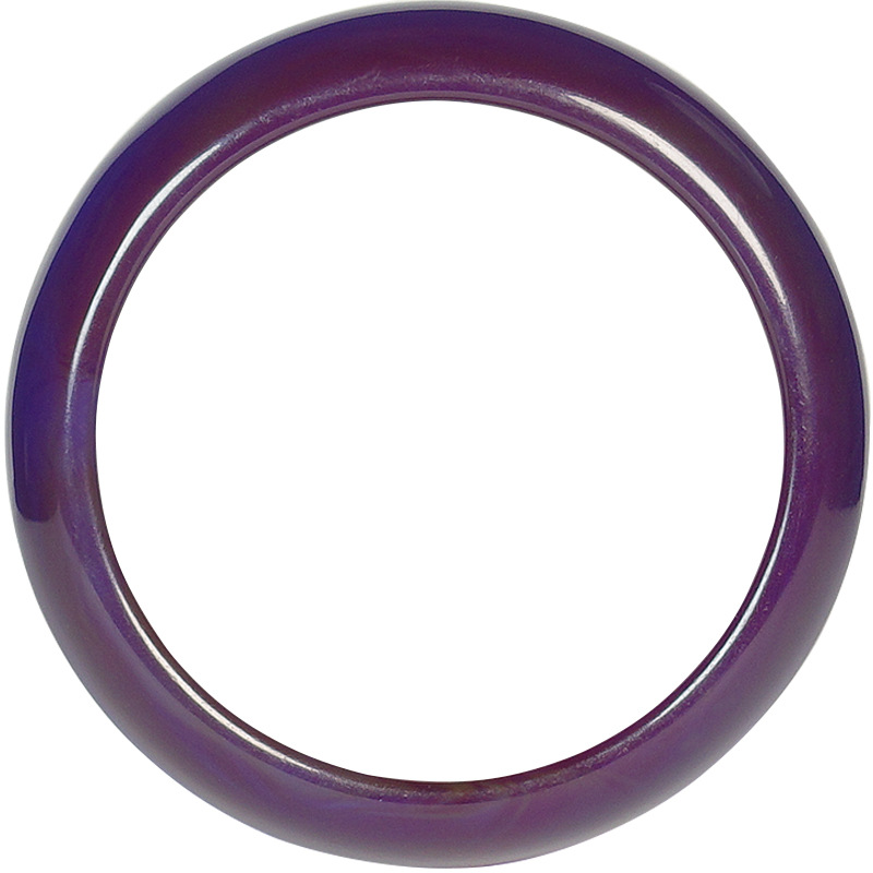 波罗的海蓝珀宽条变色手镯加宽琥珀净水渐变光蓝色手镯子女款礼品