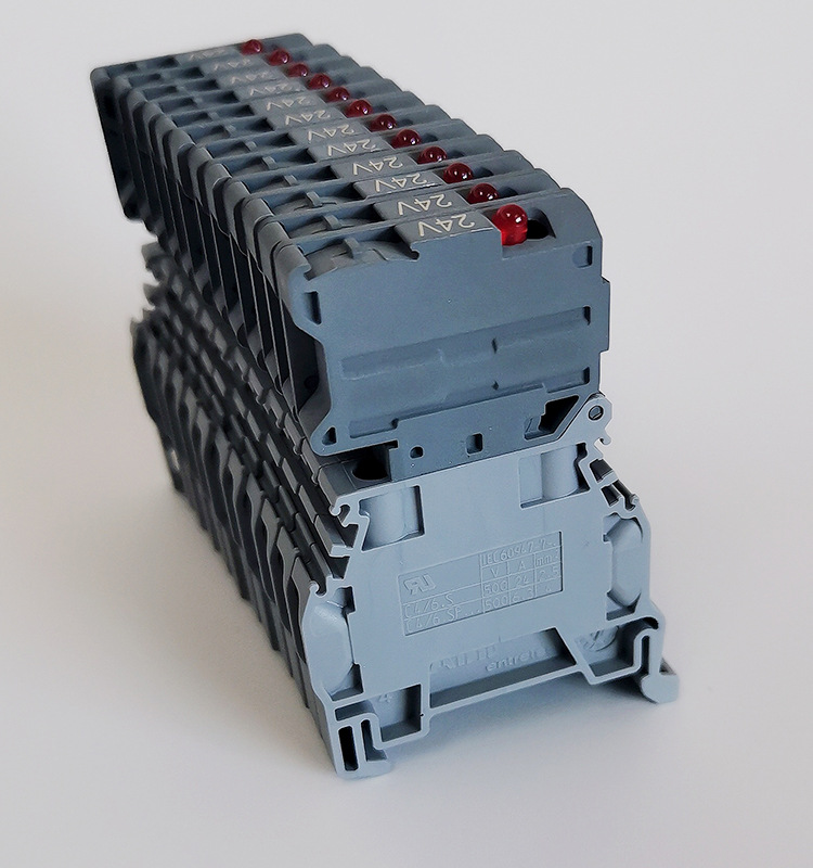 abb标准型接线端子 c4/6.s 直通型