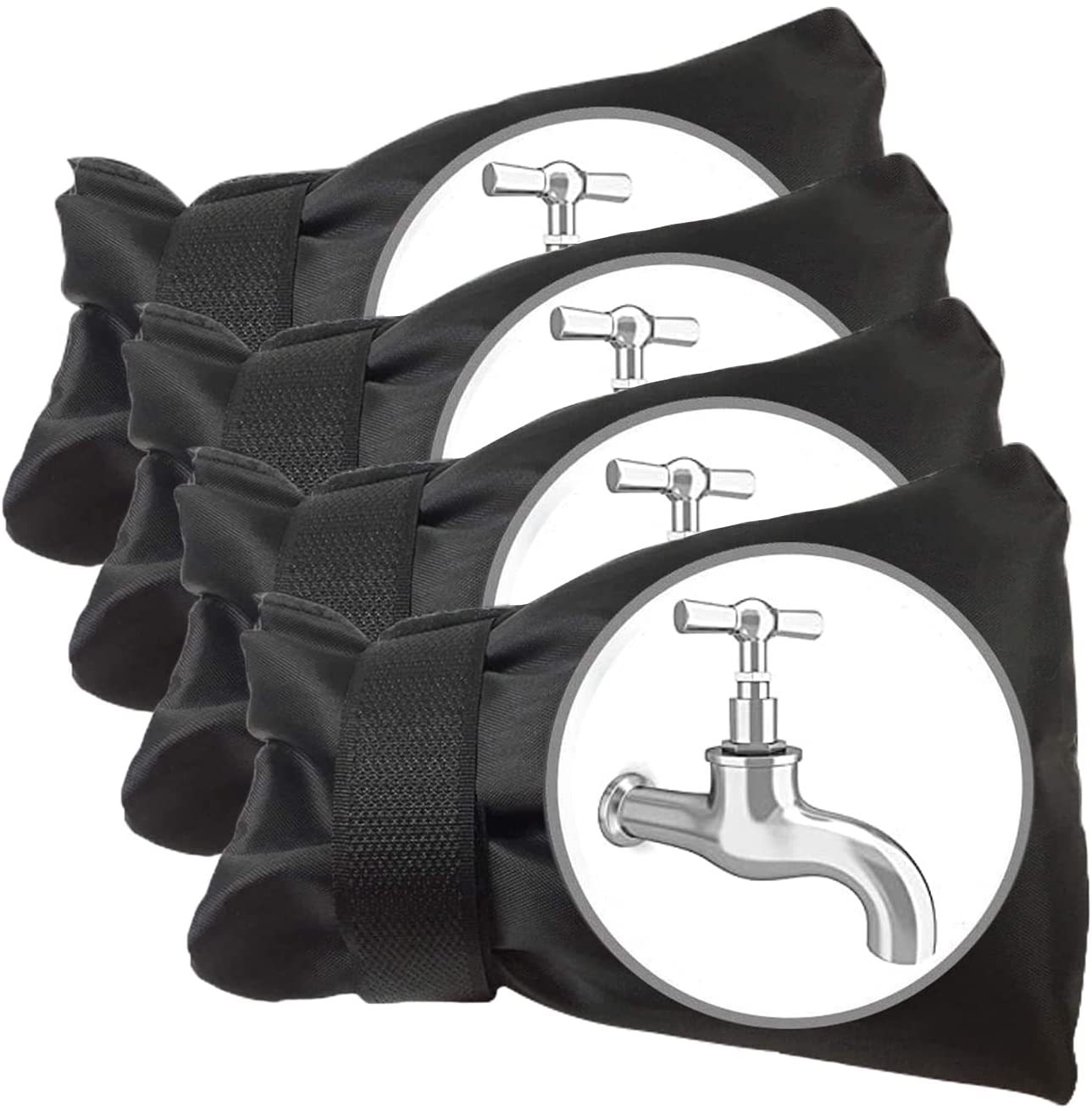 现货冬季户外水龙头防冻保护套 防冻防结冰魔术贴水龙头防冻罩