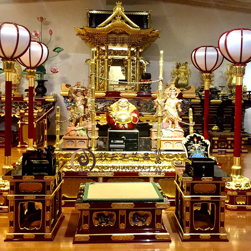 木雕佛具护摩坛舍利塔佛龛佛坛供台佛桌柜礼盘协机雪洞灯摆件仏器