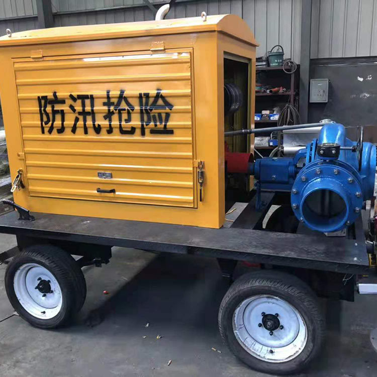 大流量防汛抗旱排涝移动泵车 强自吸柴油机水泵机
