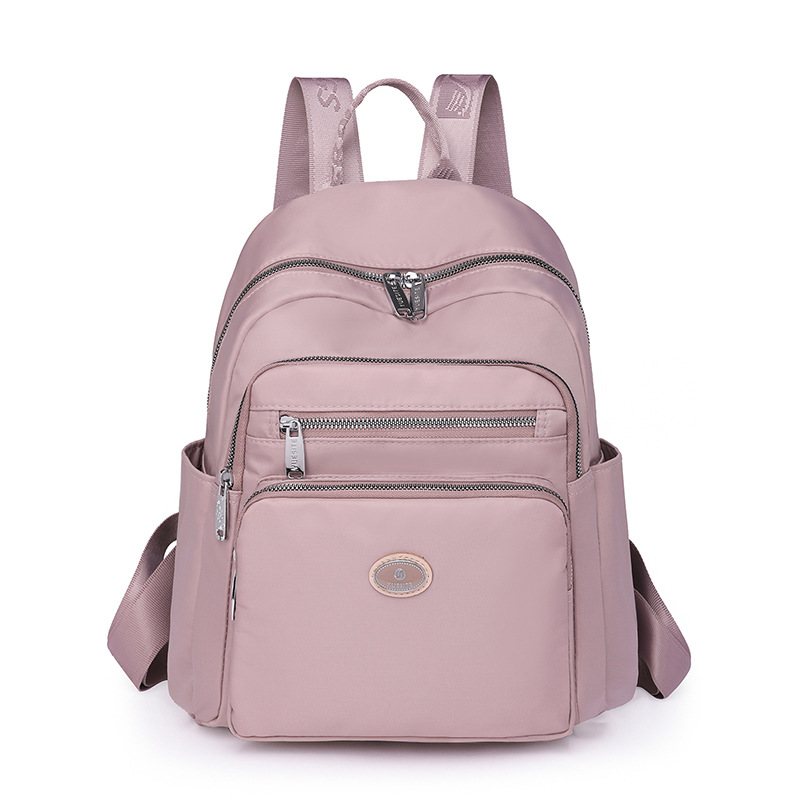 Backpack Women's Wholesale Simple Solid Color Student Small Schoolbag Cross-Border New Arrival Casual Backpack