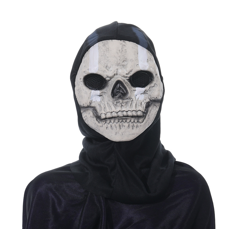 纵鸿使命召唤恶魔面具头套化妆舞会游戏骷髅面罩万圣节派对恶搞