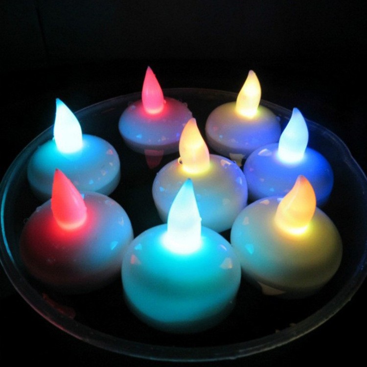 Water-Filled Floating Electronic  Waterproof Romantic Candle 