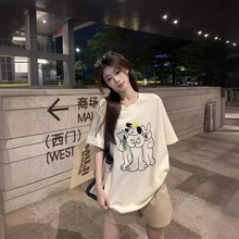 韩版立体卡通短袖t恤女夏季2024新款时尚减龄宽松百搭上衣学生ins