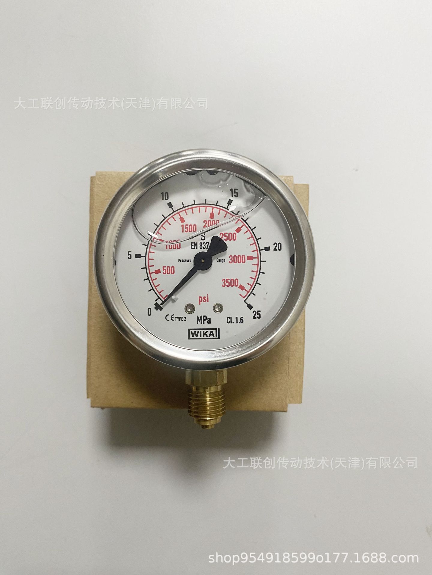 wika 径向压力表 213.53.063 25bar-阿里巴巴