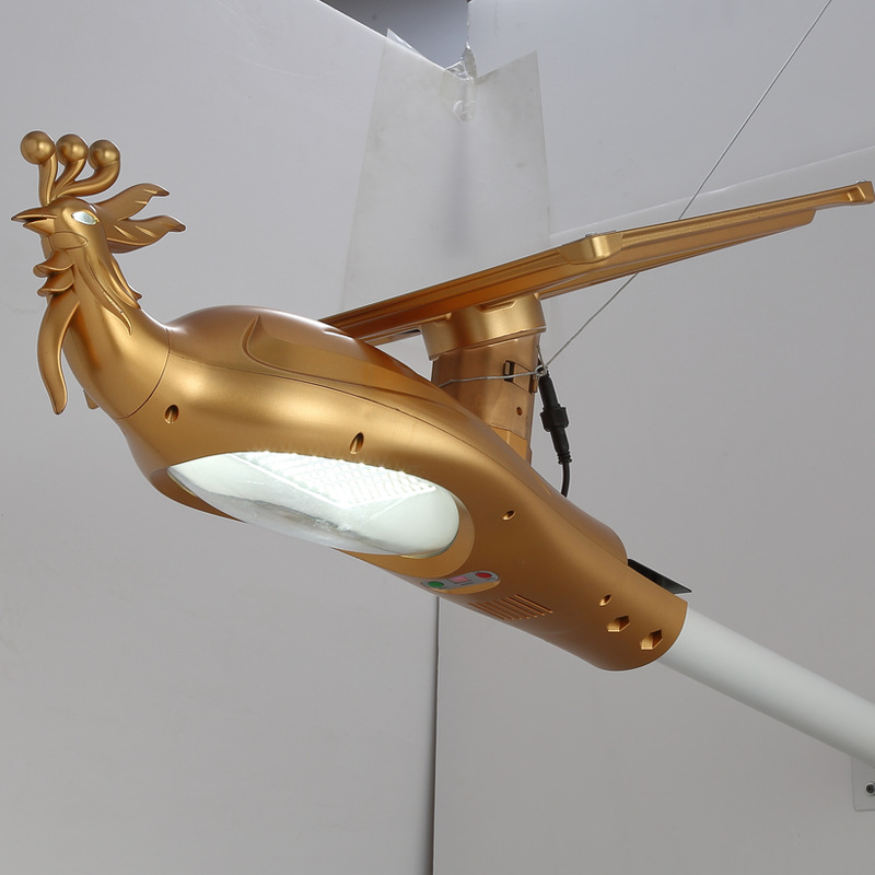 智能太阳能户外庭院灯家用新农村别墅景观灯感应一体凤凰路灯