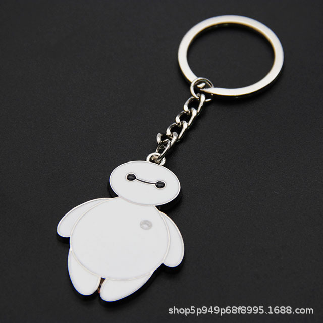 可爱卡通情侣简易大白钥匙扣厂家批发来样定制免费设计便宜小礼品