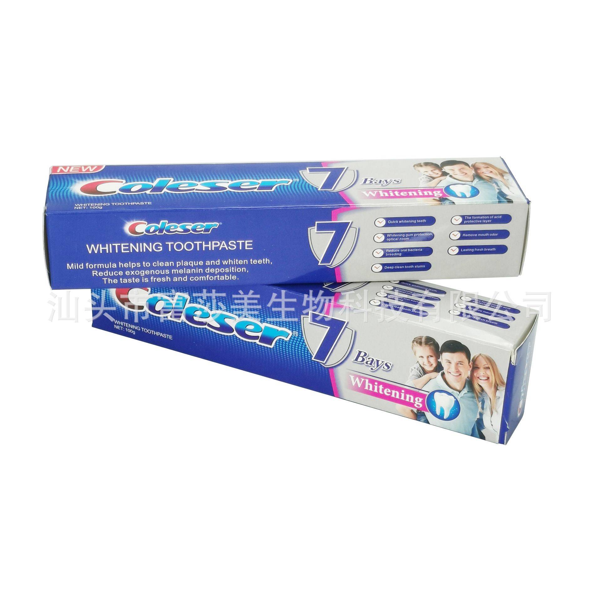 Spot Manufacturer 100G Cross-Border Foreign Trade English African Middle East Toothpaste Toothpaste Coleser