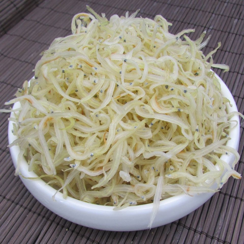 淡干小银鱼干250野生丁香鱼小鱼干小鱼仔海鱼海鲜干货海鲜类100