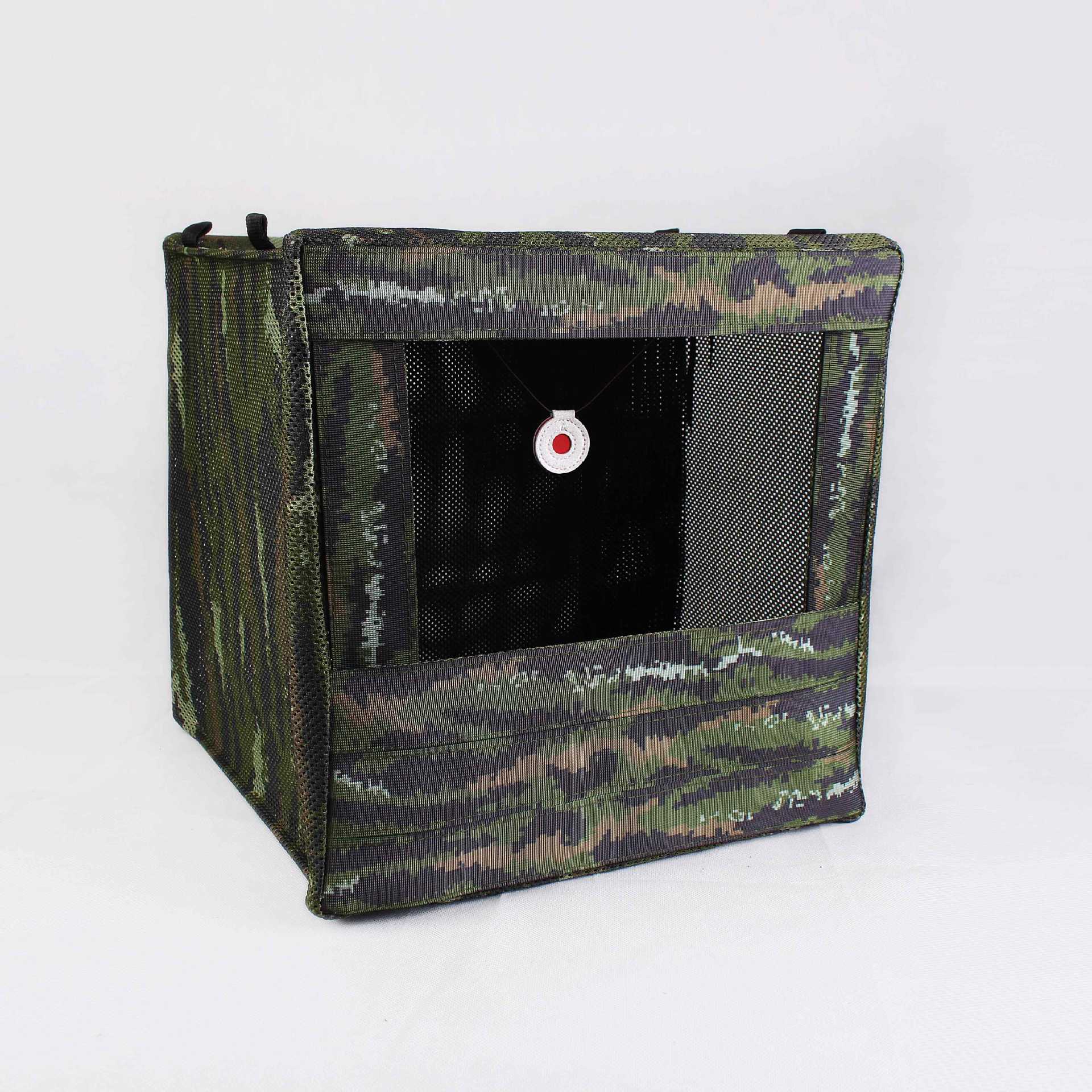 少伯迷彩靶箱加厚护甲耐打加固消音布练习弹射击靶折叠式靶箱