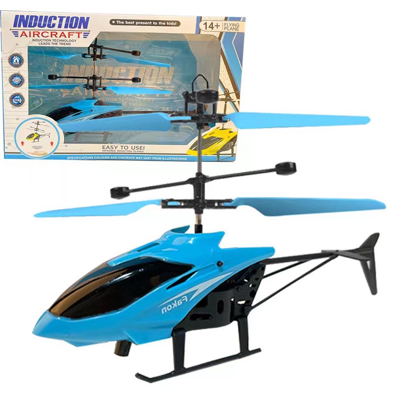 Smart Remote Control Aircraft Children's Helicopter Drop-Resistant Induction Vehicle Factory Spot Induction Aircraft