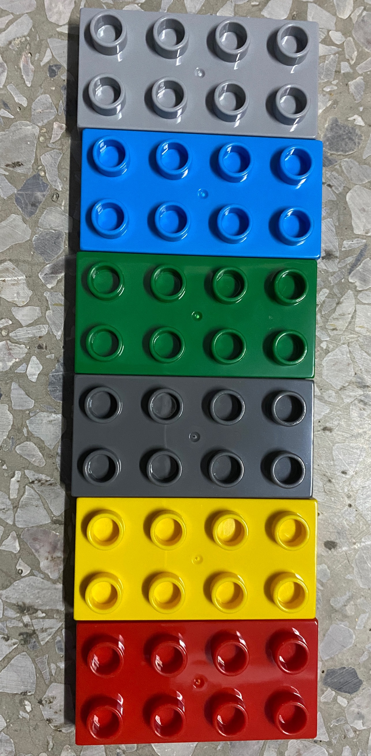 大颗粒 2×4薄片 兼容 乐高 9656 群隆 乐博士 一袋1公斤约128粒