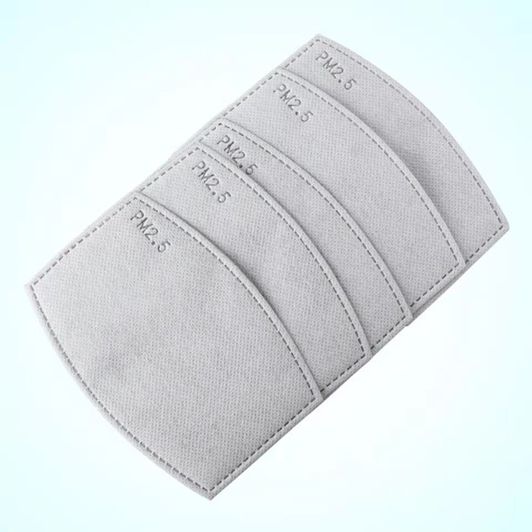 口罩滤片5层棉布防雾霾pm2.5活性炭口罩 过滤片口罩垫片