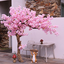 仿真樱花树桃花树假树许愿树日式室内外装饰造景酒店橱窗摆件