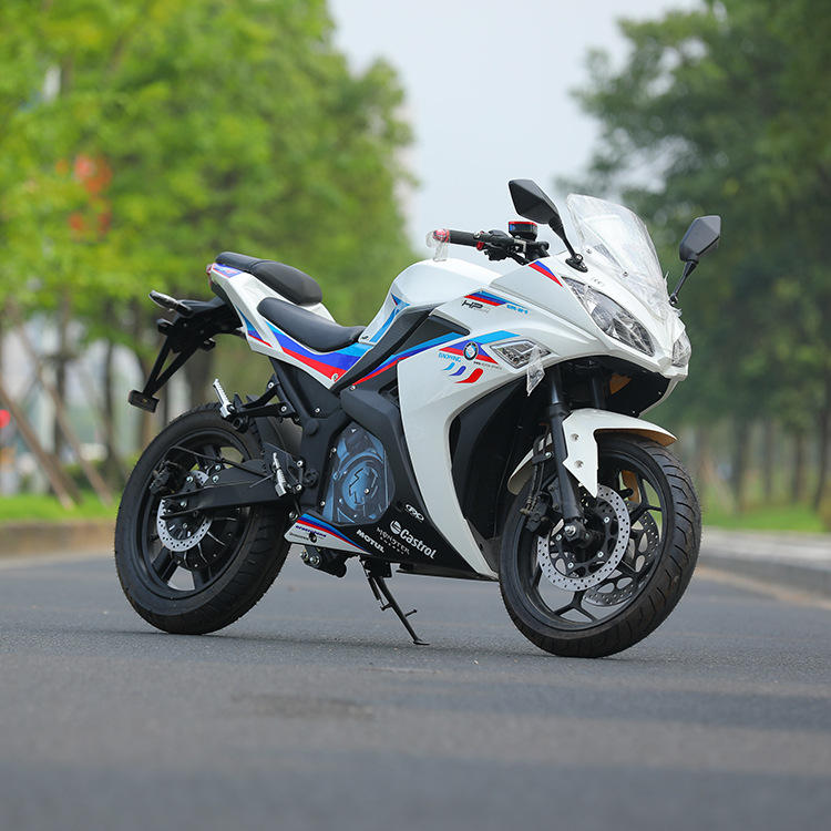 v6大跑车地平线s款电动跑车摩托车成人趴赛高速小忍者电摩街车