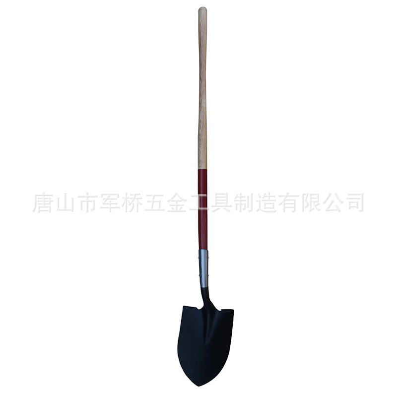 Foreign Trade Spade Factories Supply Large Quantities of Straight Handle Wooden Spade for Export to American European Market Assembly