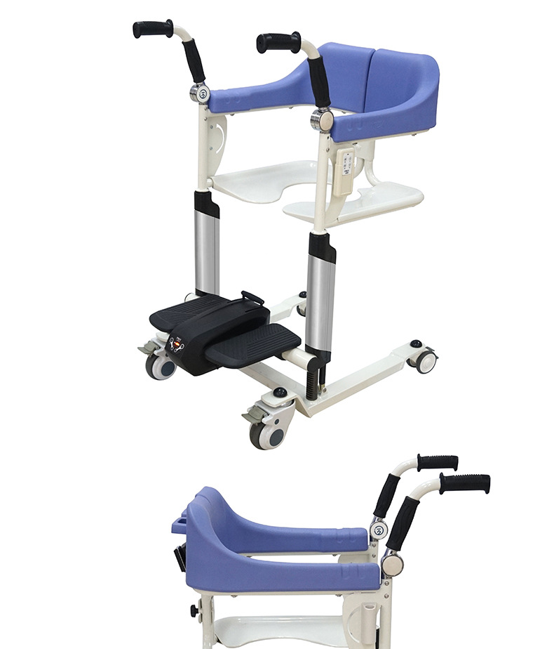 华轮堂现货电动升降移位机瘫痪老人护理残疾人家用多功能升降机椅