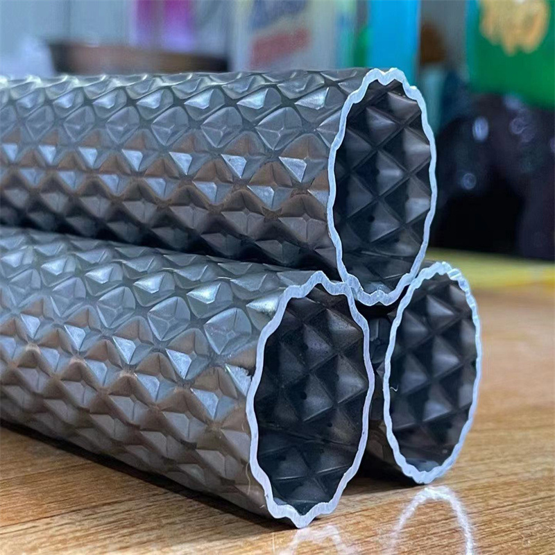 不锈钢花纹管304不锈钢菱形花纹管现货销售32mm花纹管公共扶手管