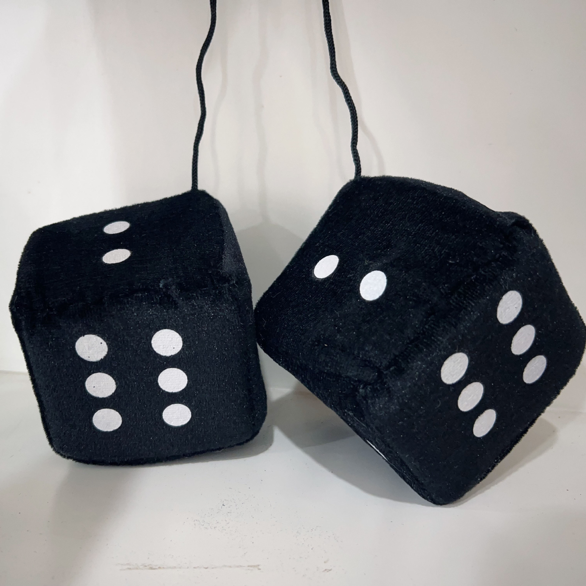 【打样专用链接】跨境电商热卖车载汽车毛绒骰子挂件印刷点数玩具