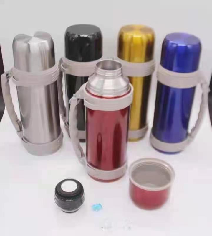 Large 1200 Ml Water Cup Travel Pot Thermos Cup Stainless Steel Travel Cup Iron Outdoor Thermos Gift