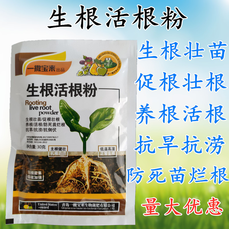 一撒宝来生根活根粉30g克树苗扦插移栽多肉果树花卉活发根长根素