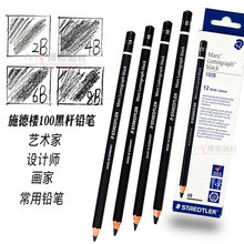德国铅笔2b4b6b8b美术生素描专用套装速写hb2h绘画碳笔12b3