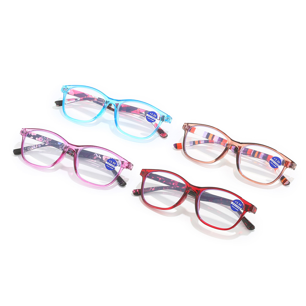 New Elegant Printed Reading Glasses HD Portable Presbyopic Glasses Wholesale Men's and Women's Same Style Flower Wrapping Craft