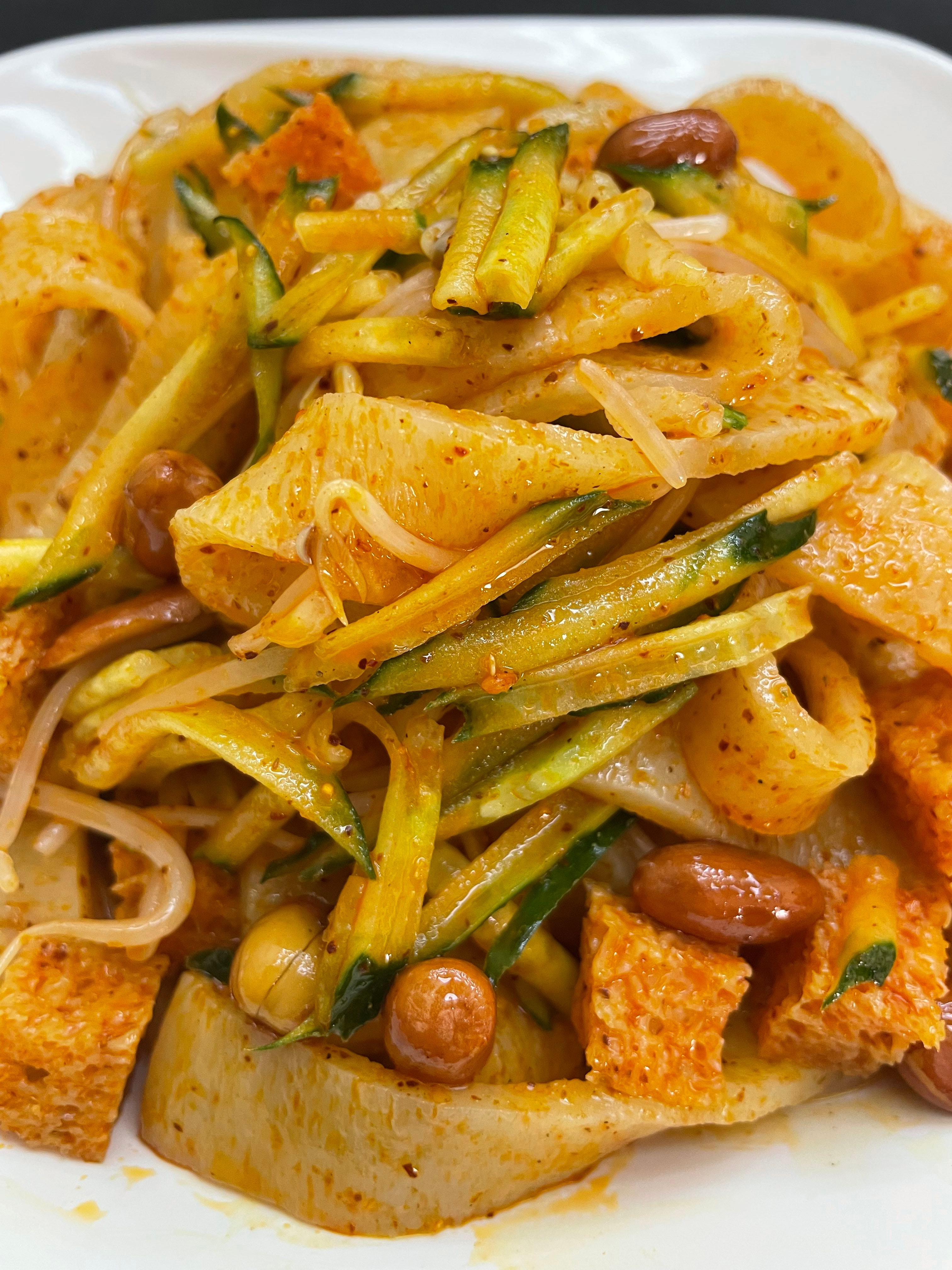 慧慧面皮 宿迁泗洪擀面皮凉皮徐州睢宁邳州特产速食小吃真空6份装