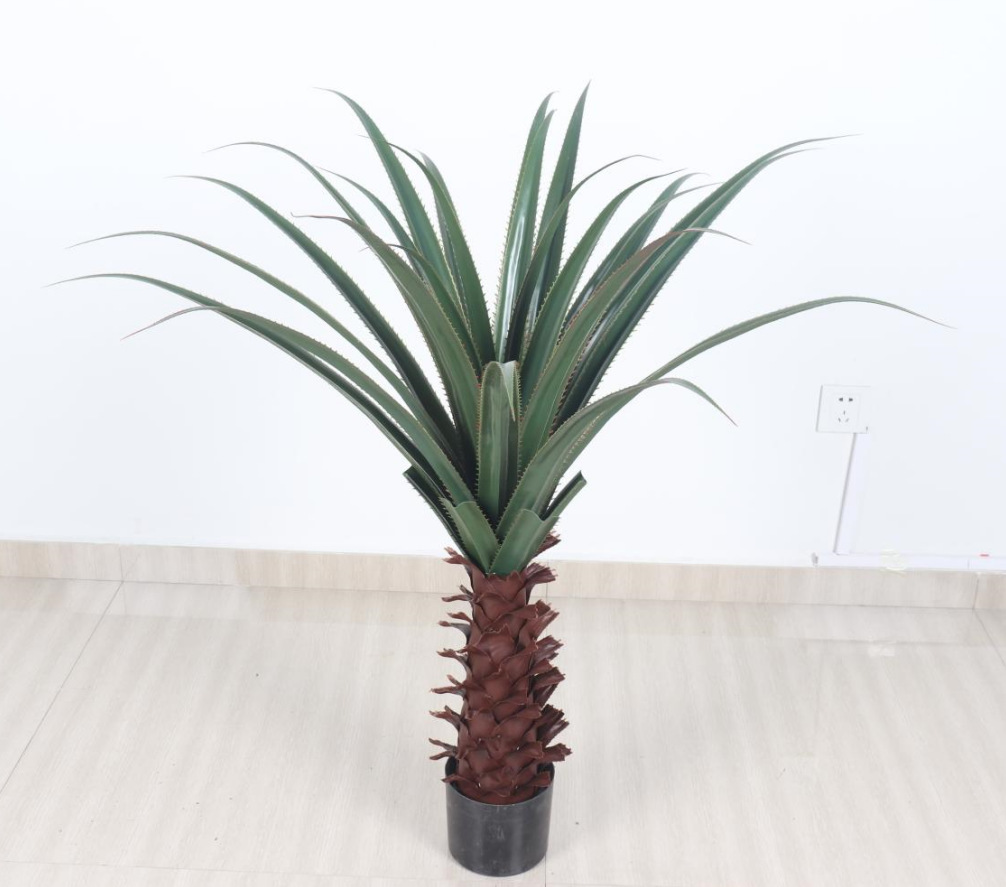 Factory Wholesale Artificial Plant Agave Smooth Artificial Bonsai Landscaping Decoration Interior Living Room Decoration Items