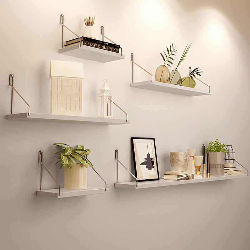 上墙置物架墙体墙壁书架墙挂式挂壁式无痕钉墙上放东西的物品架子