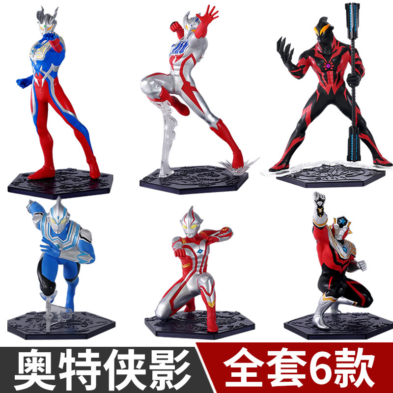 奥特侠影手办官方正版奥特曼模型泰迦赛罗贝利亚男生摆件男孩礼物