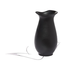 陶瓷花瓶简约北欧水养客厅家居摆件插花日式黑色干花花器一件批发