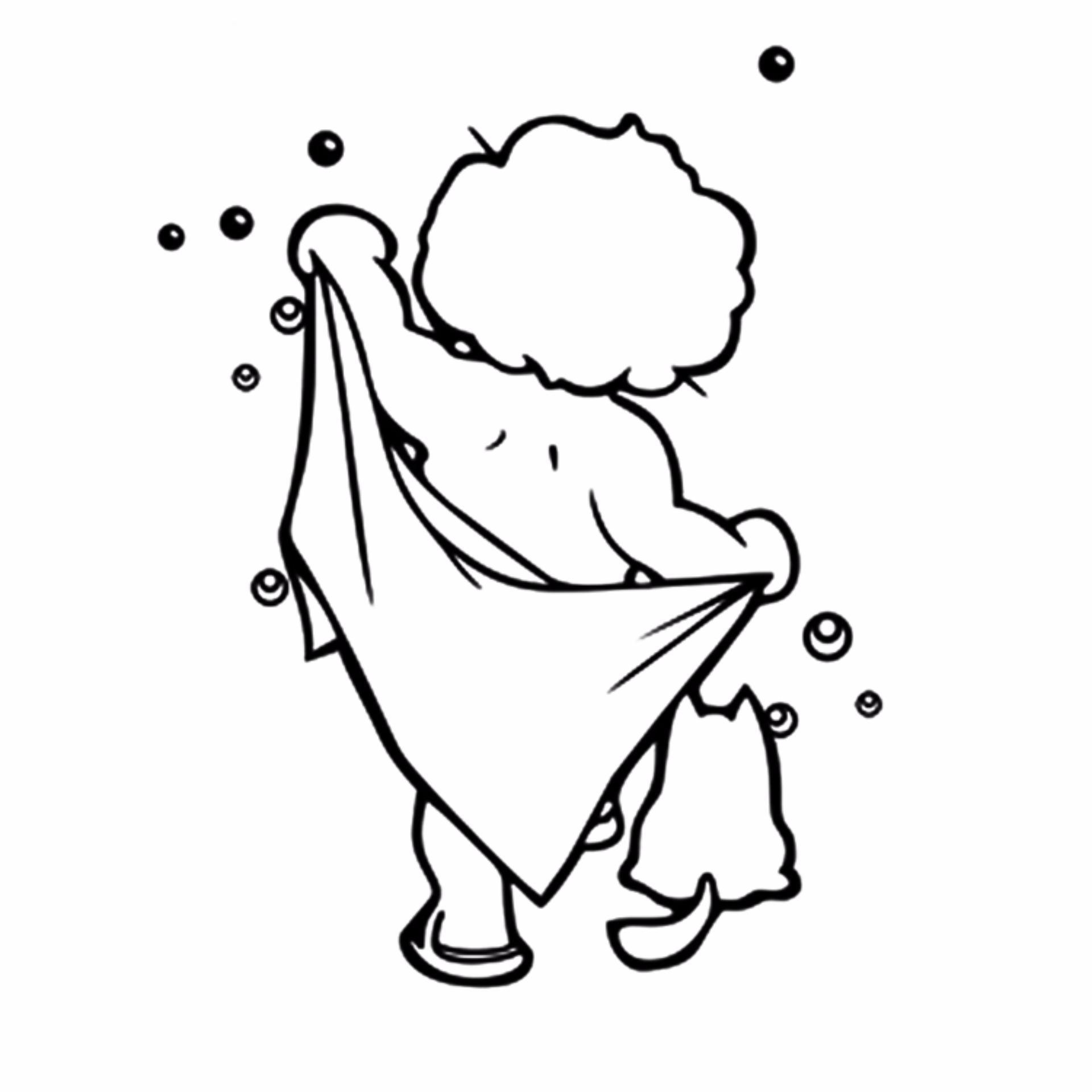 泡泡卡通男孩洗澡沐浴贴花精雕wall decor跨境速卖通ebaydw11890