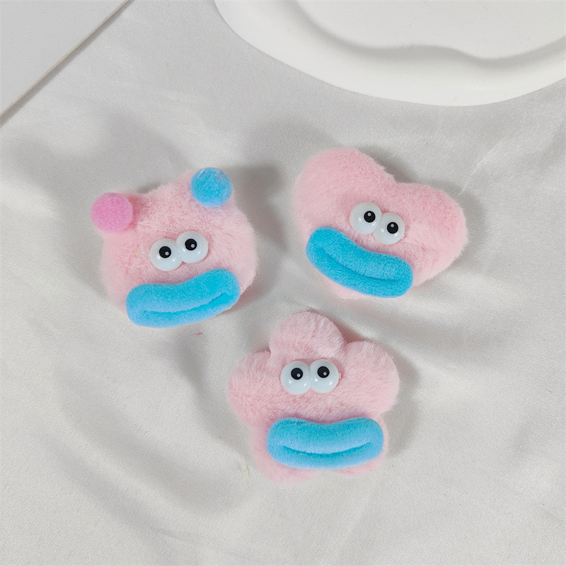 Diy Accessories Barrettes Plush Funny Ugly and Cute Sausage Mouth Doll Ornament Bag Shoes and Socks Clothing Decoration Accessories