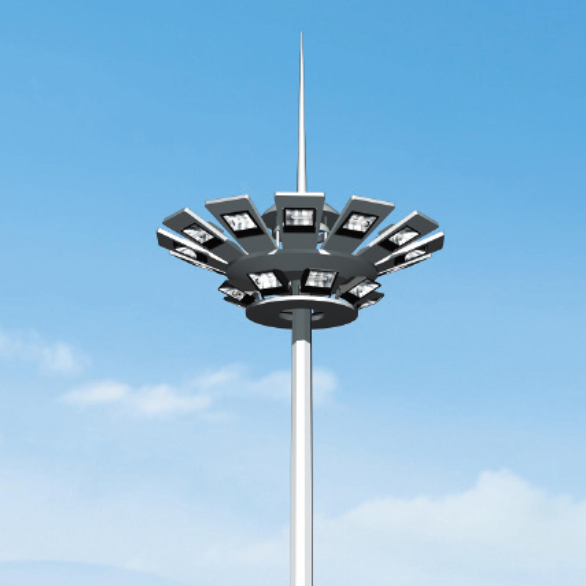 模组足球场灯广场灯篮球场投光灯6-10米200w路灯中高杆灯厂家直销