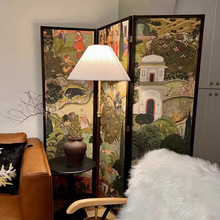 家具柜子屏风壁纸贴纸背胶油画布中式欧式仙鹤墙布背景墙纸自粘画