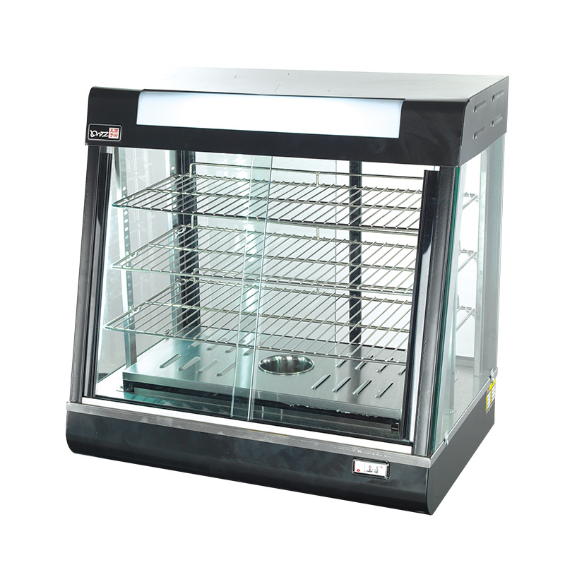 玻璃保温柜商用小型加热保温箱台式蛋挞展示柜汉堡炸鸡保温箱商用
