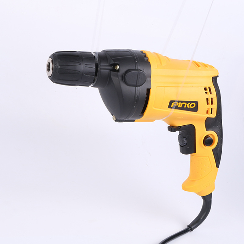 川岛三狼10mm微型手电钻 手枪钻 调速正反转 无冲击 电动工具