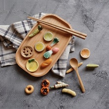 各种蔬菜の陶瓷筷子架 水果创意造型毛笔搁架 筷托 筷枕