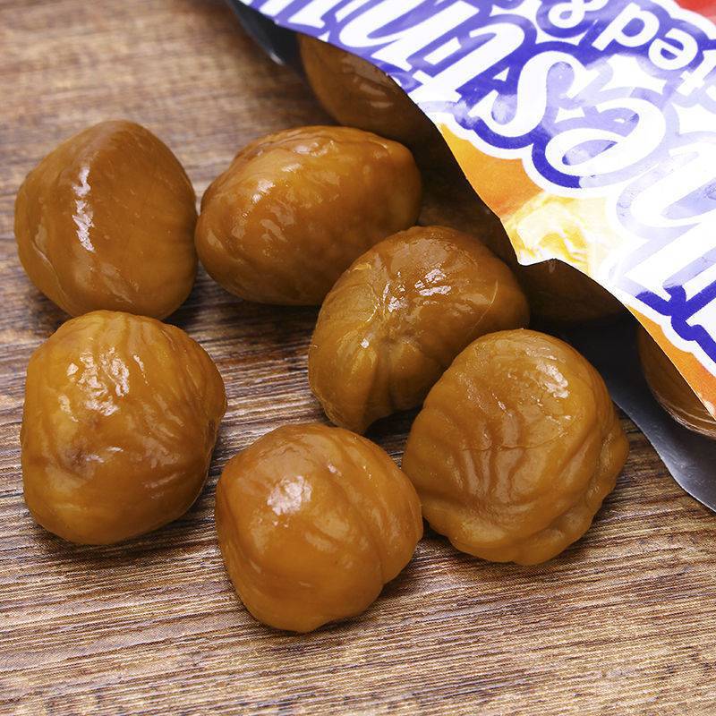 板栗仁即食甘栗仁100g栗子熟的唐山板栗仁整粒熟制油栗仁零食