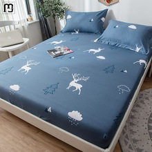咣双床笠单件床垫保护套席梦思床罩全包防滑固定床单防尘罩