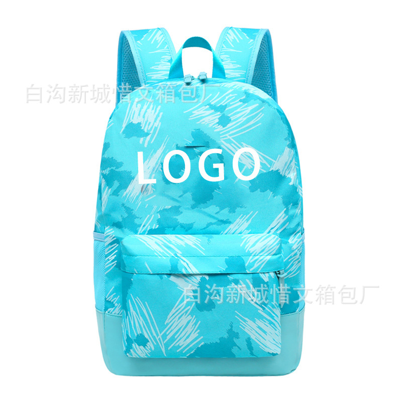 Factory Wholesale Camouflage Pink Oxford Cloth Men's and Women's Casual Backpack Outdoor Travel Tide Computer Schoolbag