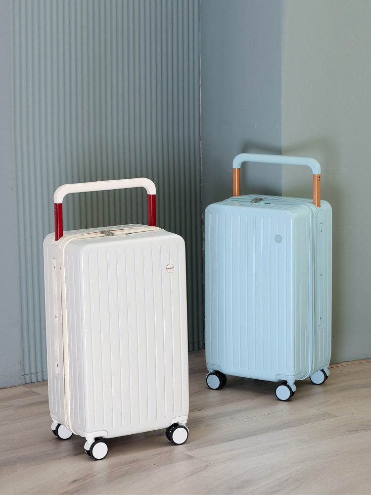 宽拉杆行李箱女新款20寸登机密码箱子男静音万向轮大容量旅行皮箱